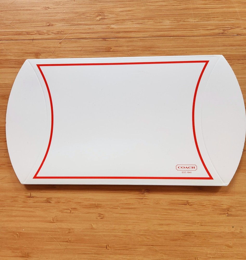 Coach Gift Boxes Pouches Coach Wallet Boxes White And Red NEW