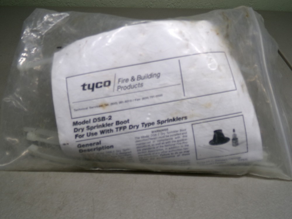 TYCO #DSB-2 DRY SPRINKLER BOOT