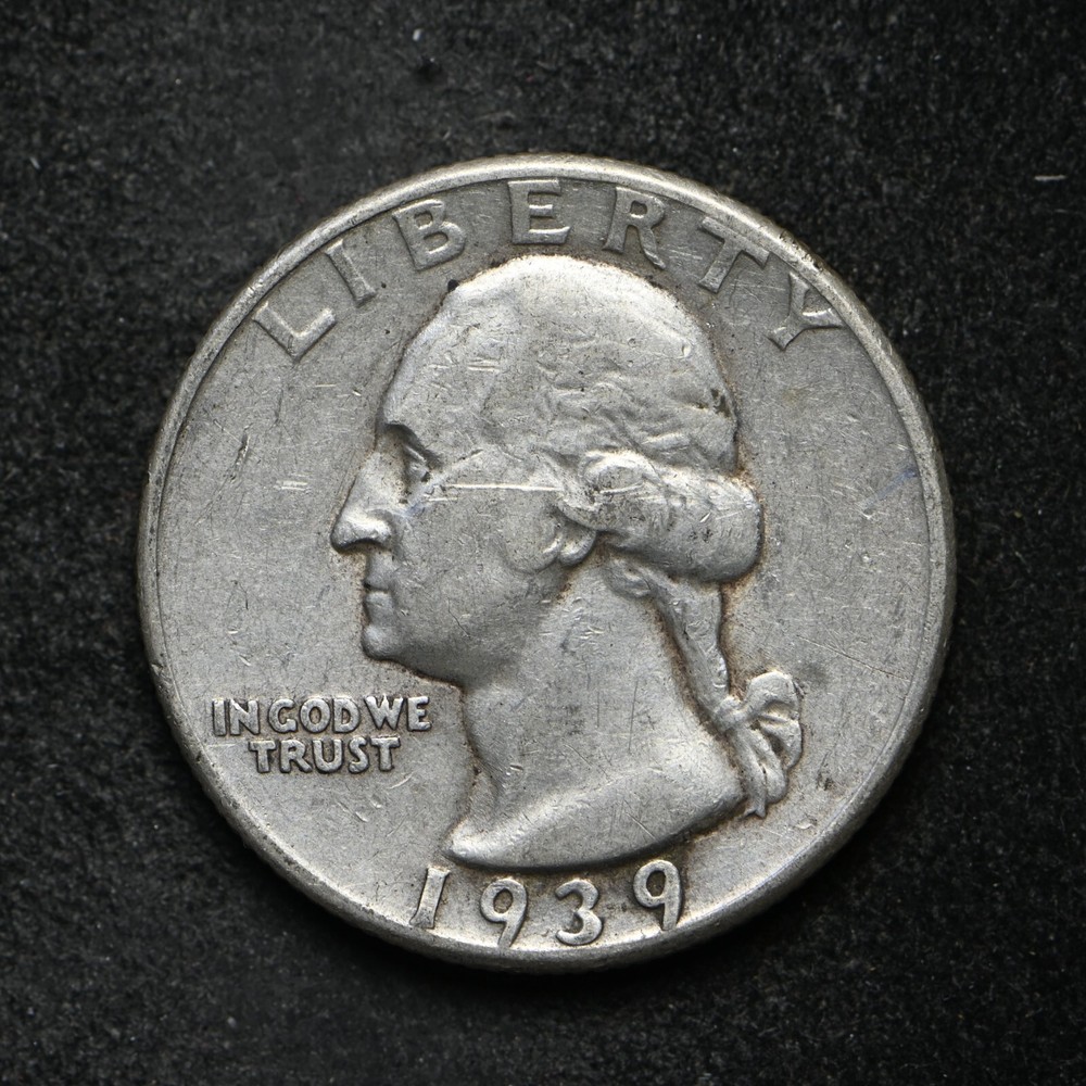 1939 Washington Silver Quarter (bb14715)