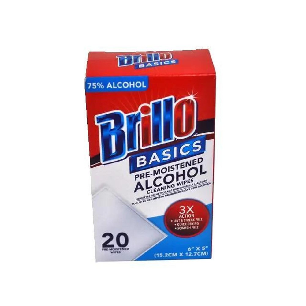 Brillo 20-Pack Pre-Moistened Wipes - Model #IB-28509
