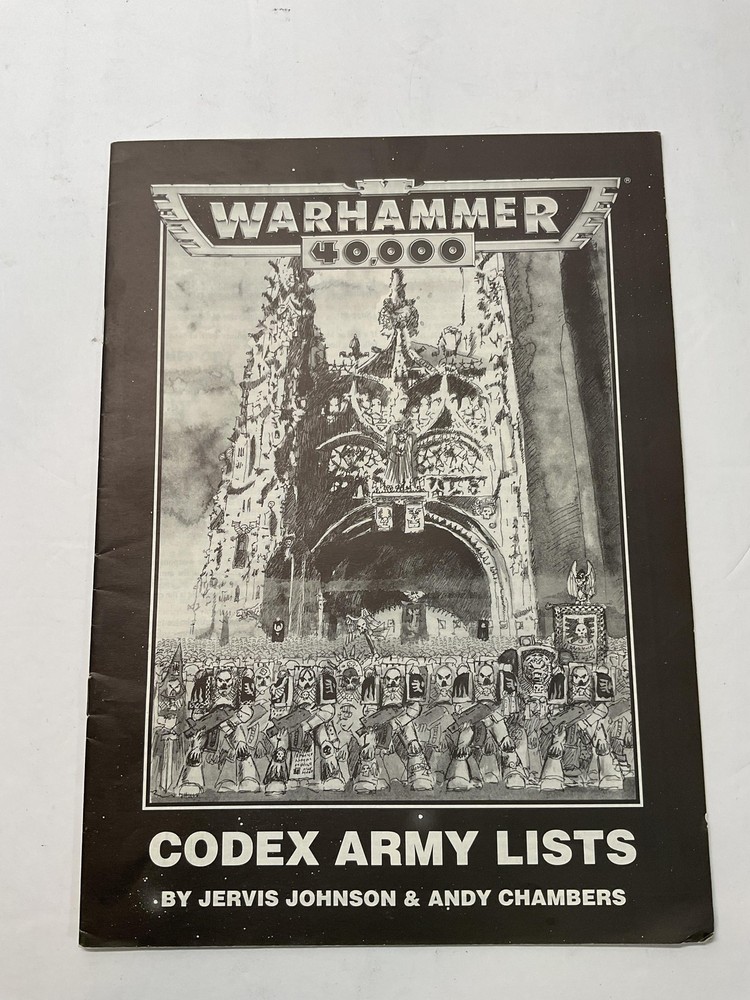 Vintage 1993 Warhammer 40K Codex Army Lists & How To Play Games Workshop