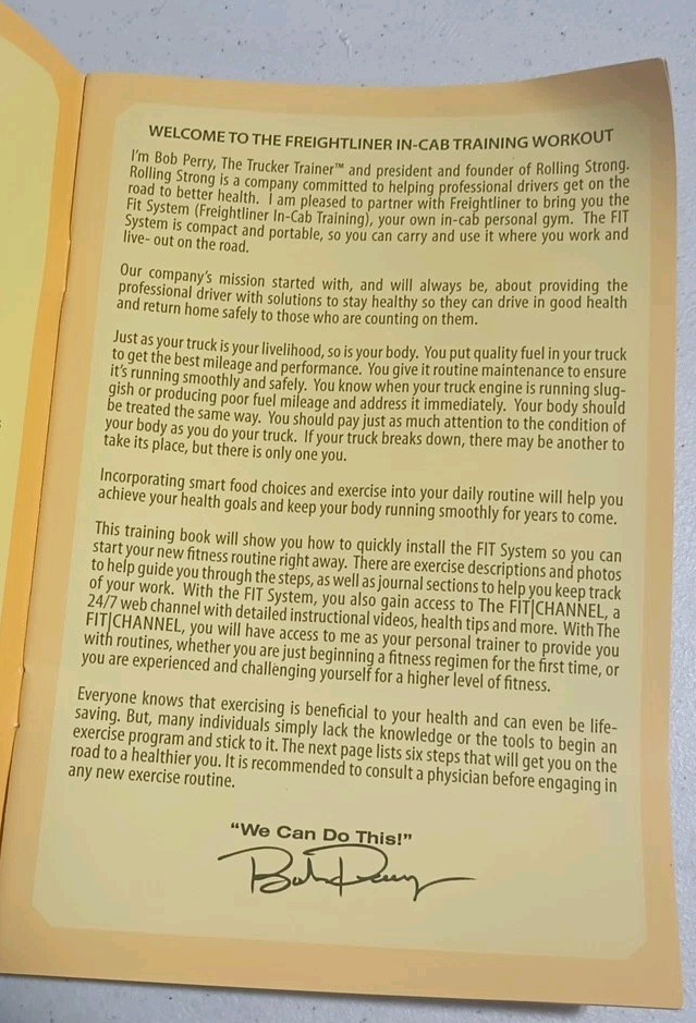 Freightliner Rolling Strong Fit System For The Professional Driver