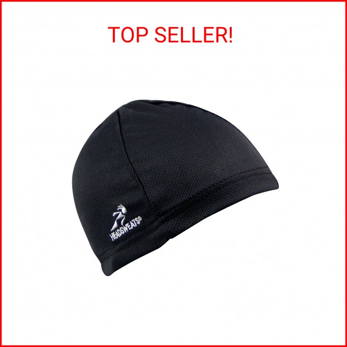 Headsweats Skullcap Beanie, Black, One Size