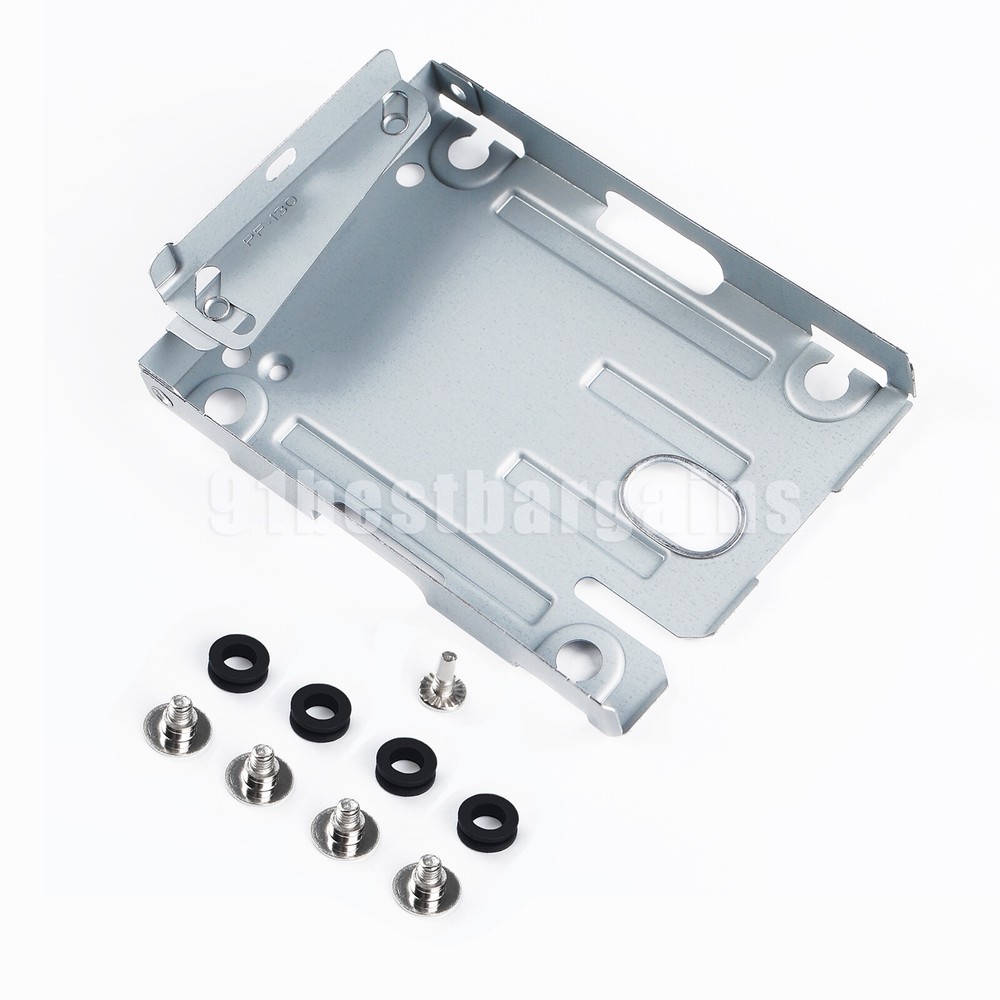 For PS3 Super Slim internal Hard Disk Drive HDD Mounting Bracket Caddy + Screws