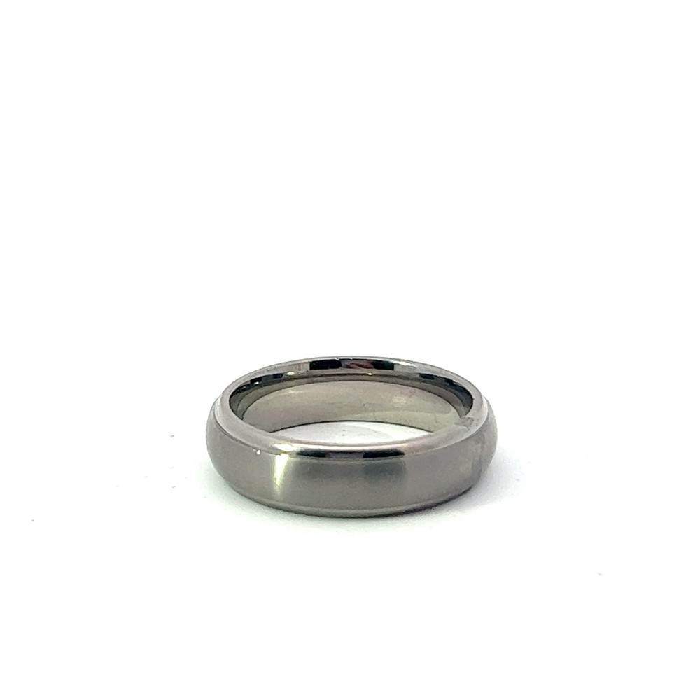 Triton Titanium Brushed Domed 6mm Band Ring