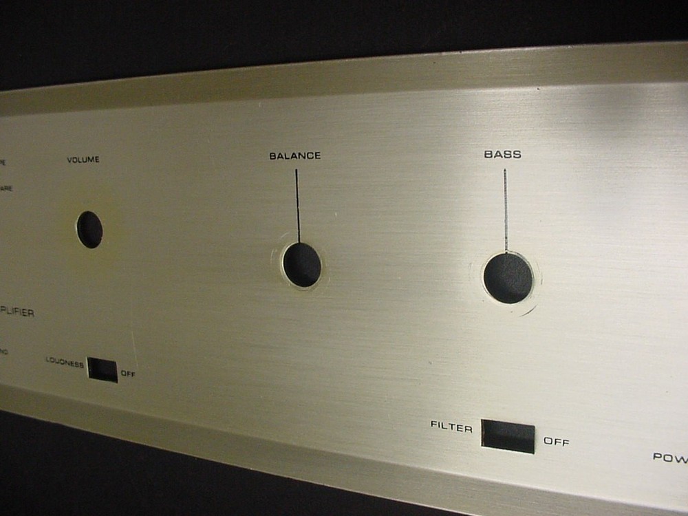 DYNACO SCA-35 TUBE AMPLIFIER FRONT PANEL FACEPLATE