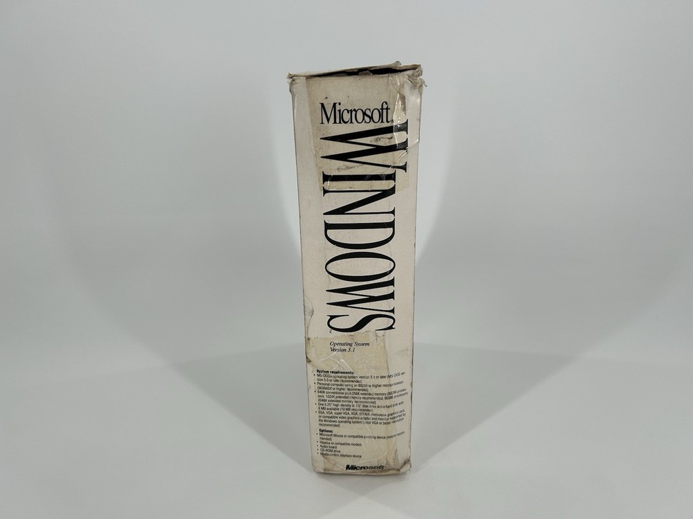 SEALED DISCS Microsoft Windows 3.1 1992 Operating System High 3.5 Disk