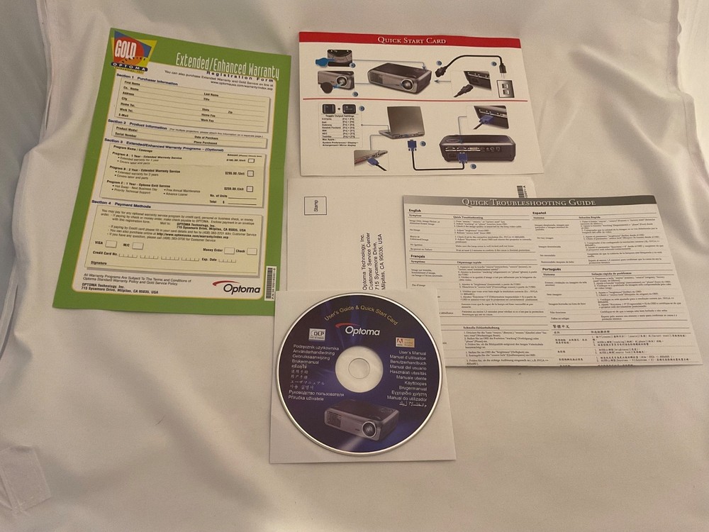 Optoma EP728 DLP Projector, Tested, excellent condition.