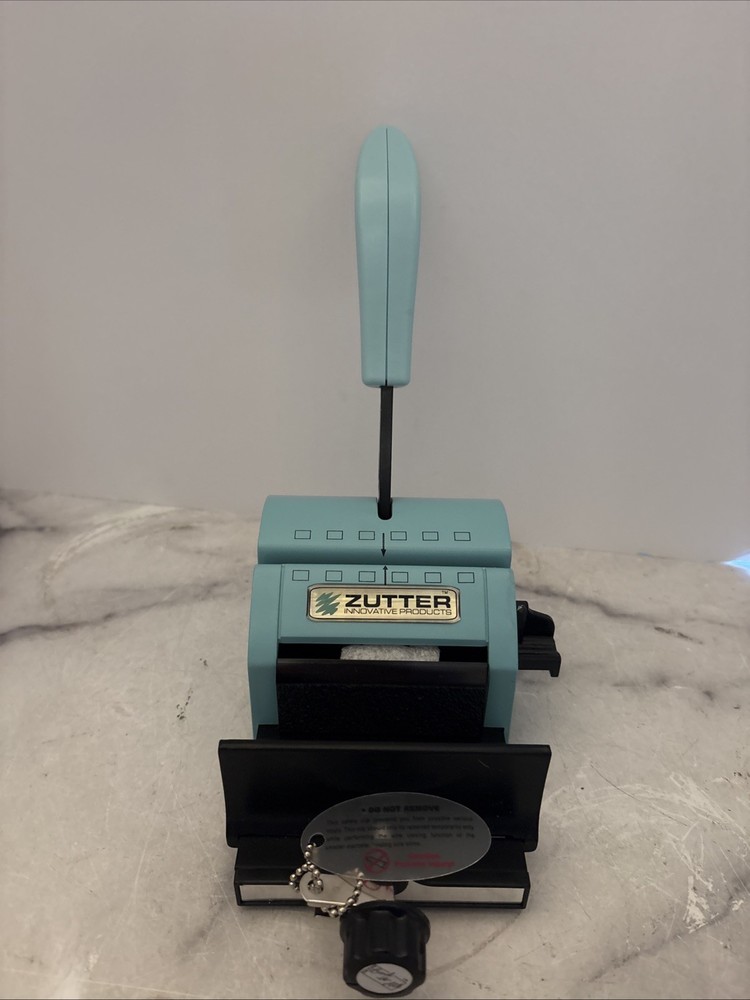 ZUTTER Innovative Products Bind It All Personal Binding System Blue Scrapbook