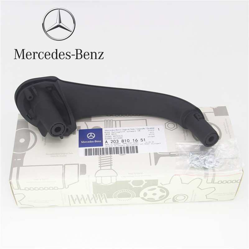 Front Right passenger Black Interior Door Pull Handle for Mercedes-Benz C-Class