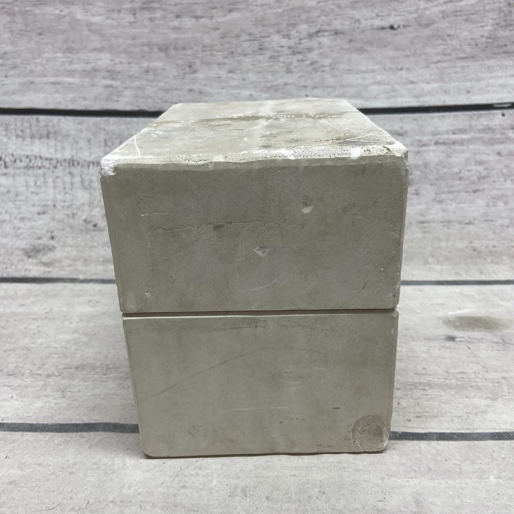 Vintage Unbranded Slip Casting Mold Ceramic 4D Lid #24B