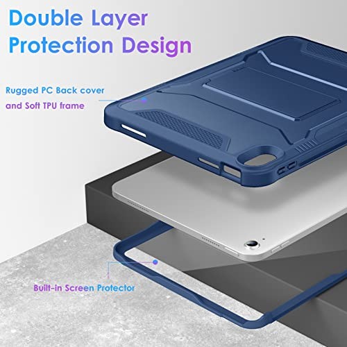 Case for iPad 11th Gen (A16) 11-Inch with Shockproof & Screen Protector