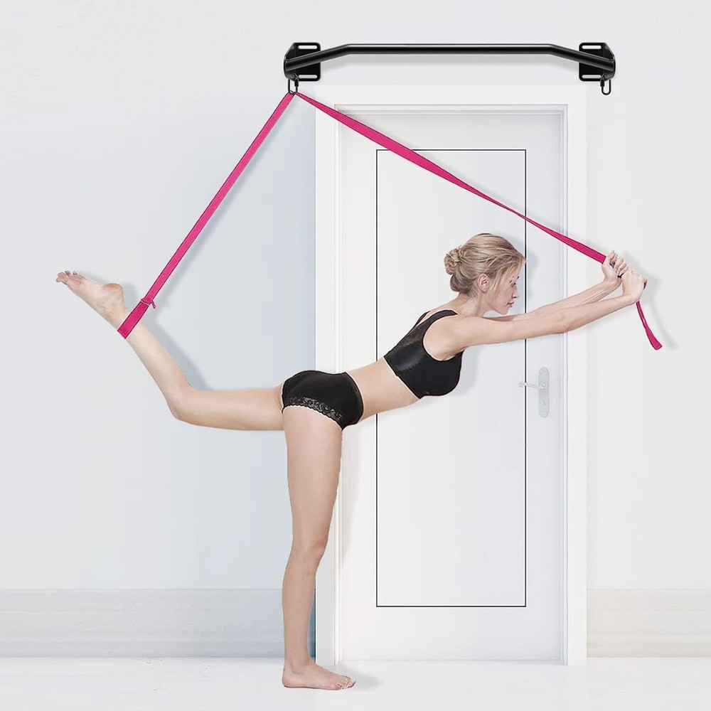 440 lbs Capacity Pull Up Bar with Strong Carabiners – Ultimate Workout Tool