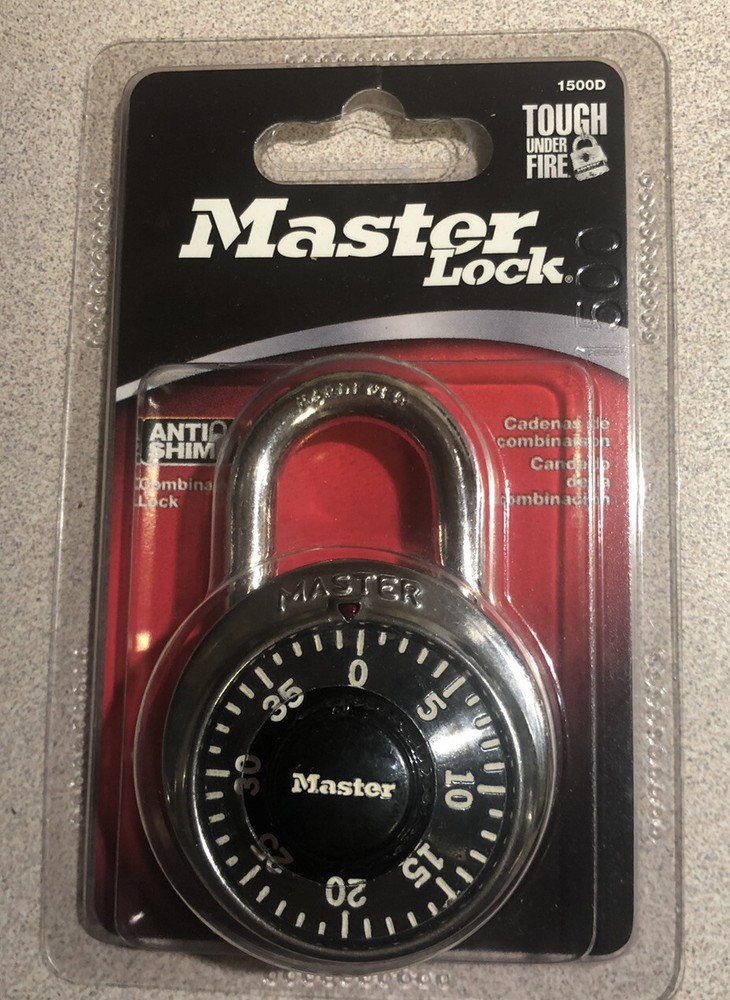 master lock combination lock new