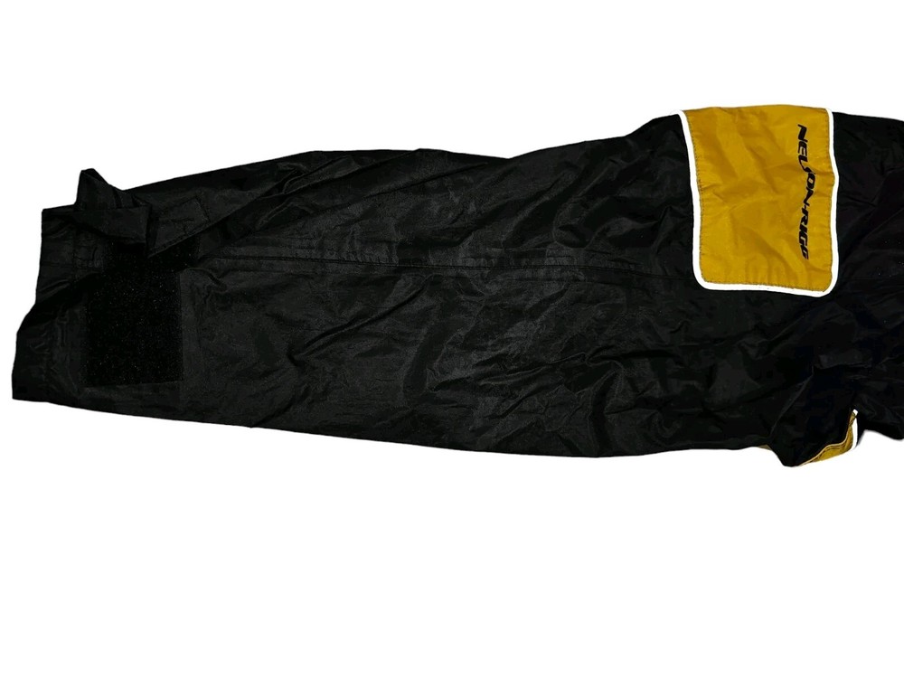 Nelson Rigg Prostorm Lined Yellow Black Rain Jacket Medium
