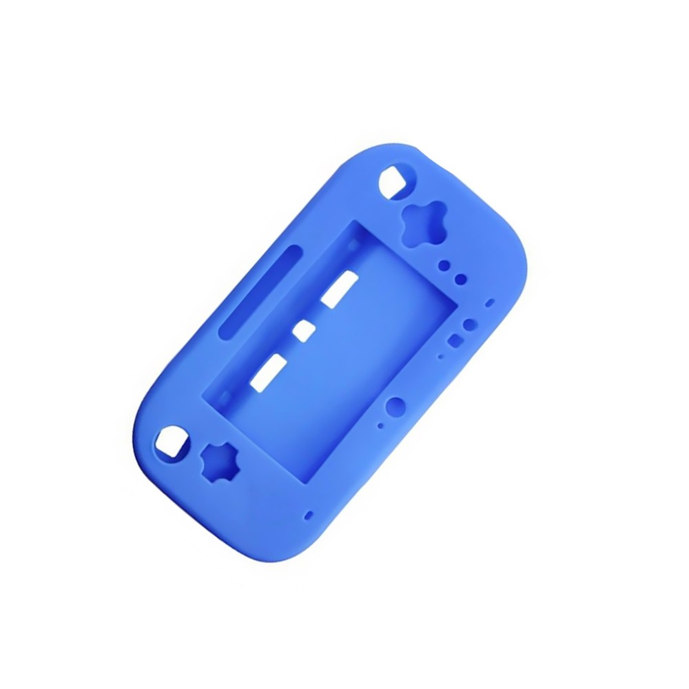Blue Silicone Cover Protective Case For Wii U Gamepad Wireless Controller aa