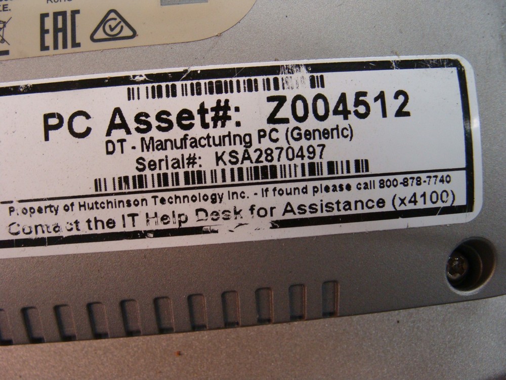 Advantech PPC-3120S-RAE 12.1in Panel PC Windows 10 Pro