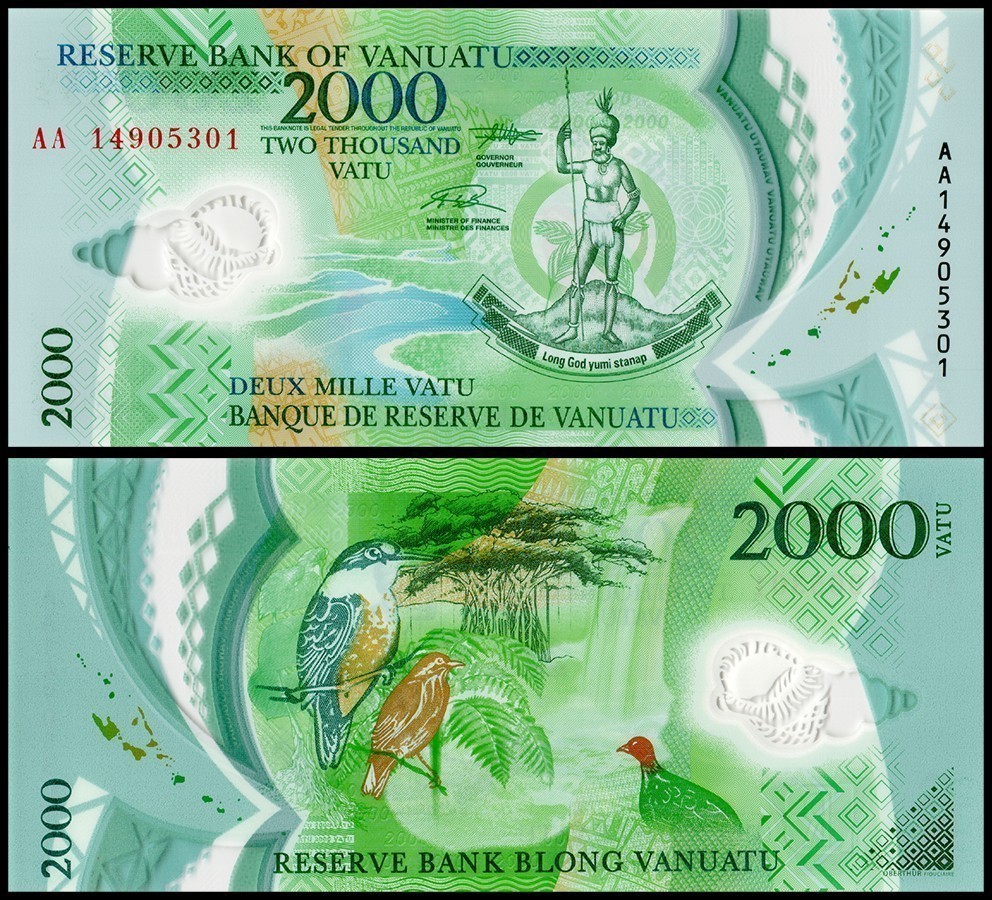 Vanuatu 2000 Vatu 2014 UNC
