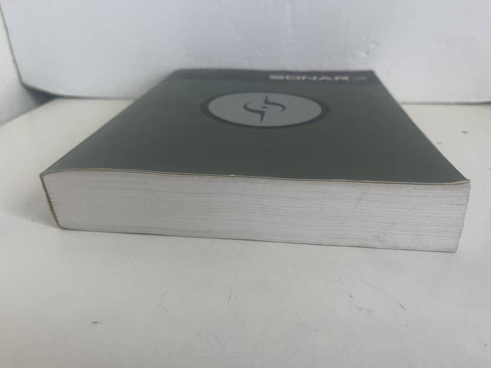 Sonar 3 User Guide Book Producer & Studio Edition Cakewalk Paperback