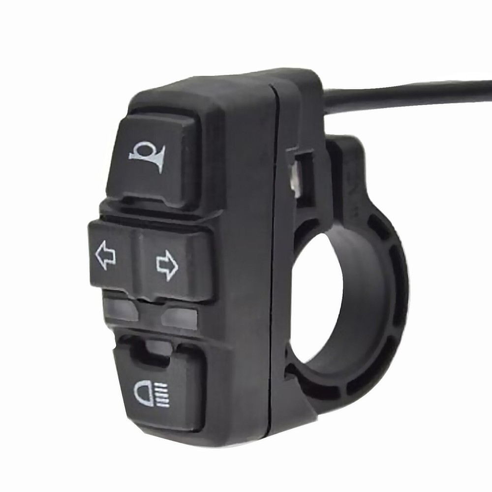 Motorcycle Handlebar HeadLight Horn Button Turn Signal Fog Light Control Switch
