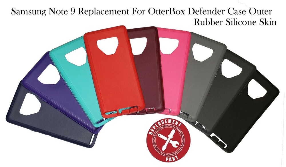 Samsung Note 9 Replacement For OtterBox Defender Case Outer Rubber Silicone Skin