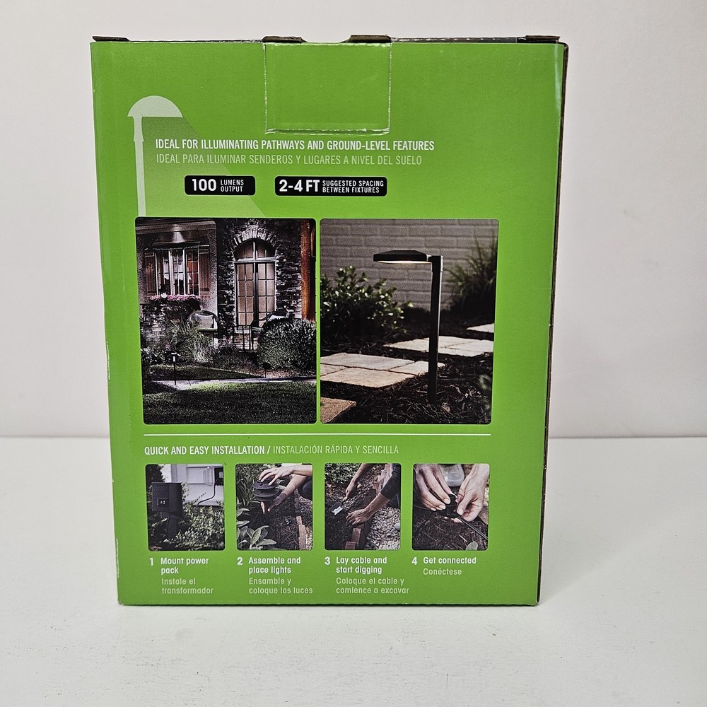 Portfolio Landscape Path Light LED Black Finish.