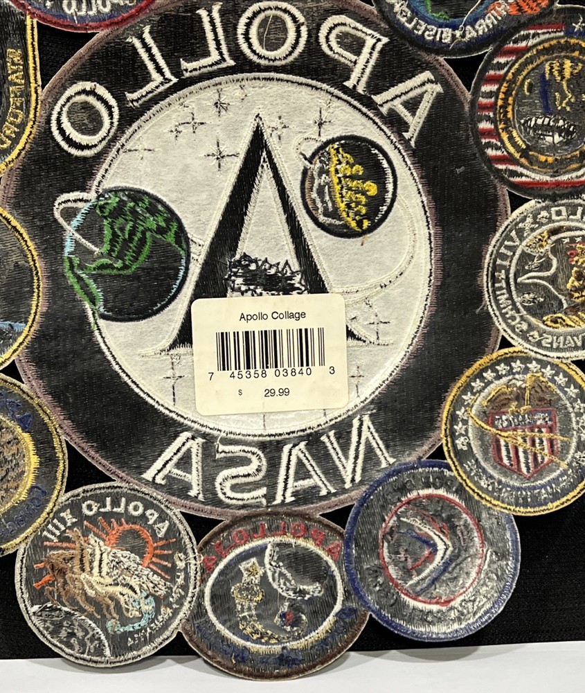 Complete NASA Apollo Patch Set 2 3.5" - 12"