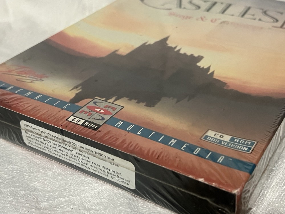 Castles II Siege and Conquest PC CD-ROM Dos Version Interplay New Sealed