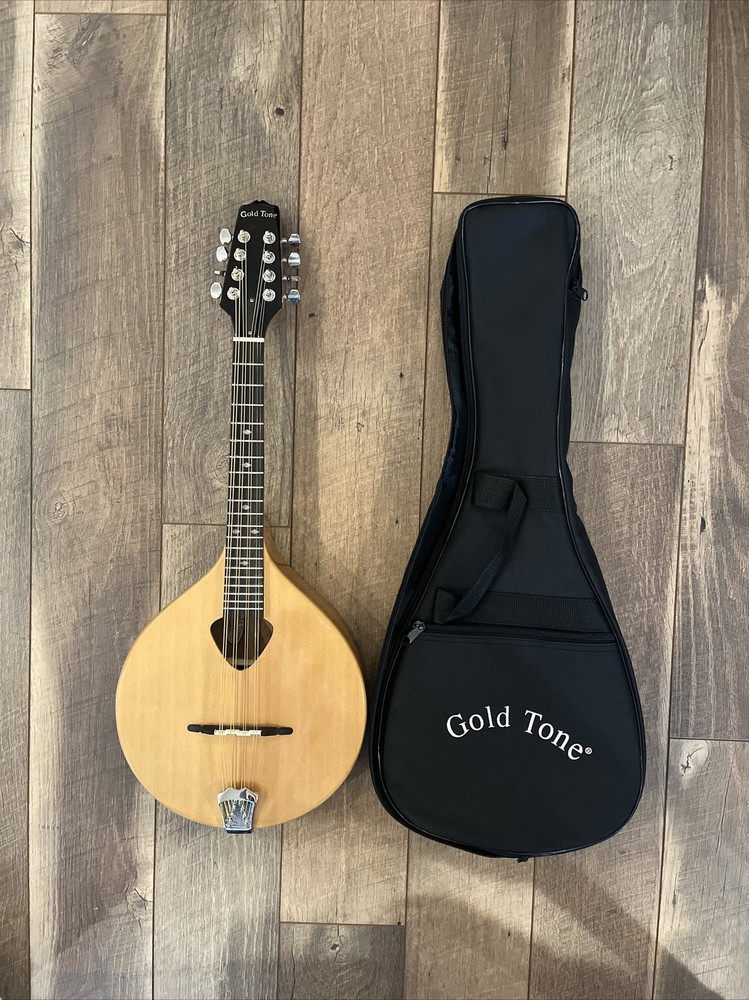 GOLD TONE 8-STRING SOLID SPRUCE MANDOLA w/ BAG ~ VIOLA MANDOLIN LUTE