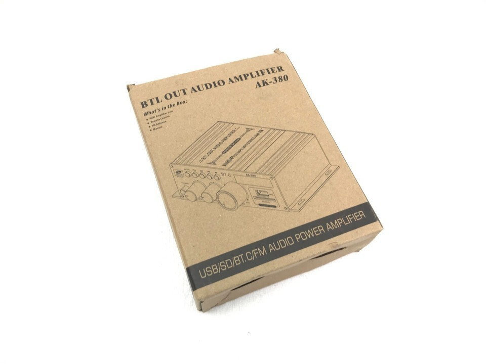 AK-380 Bluetooth Amplifier with Remote Control Function 2.0 Bluetooth Amplifi...