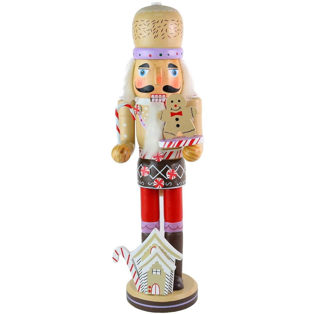 Ornativity Gingerbread Chef Nutcracker - Wooden Ginger Bread Theme Christmas ...