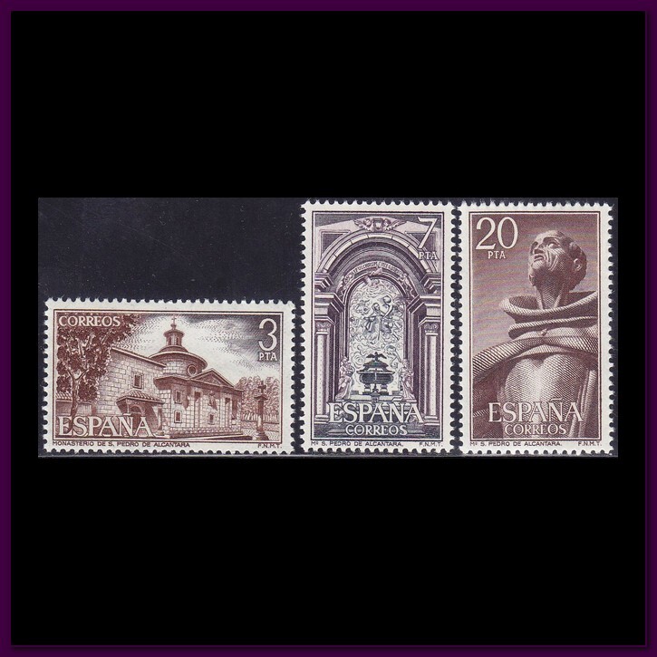 Spain - 1976 (2375-2377) Mint never Hinged - Monastary