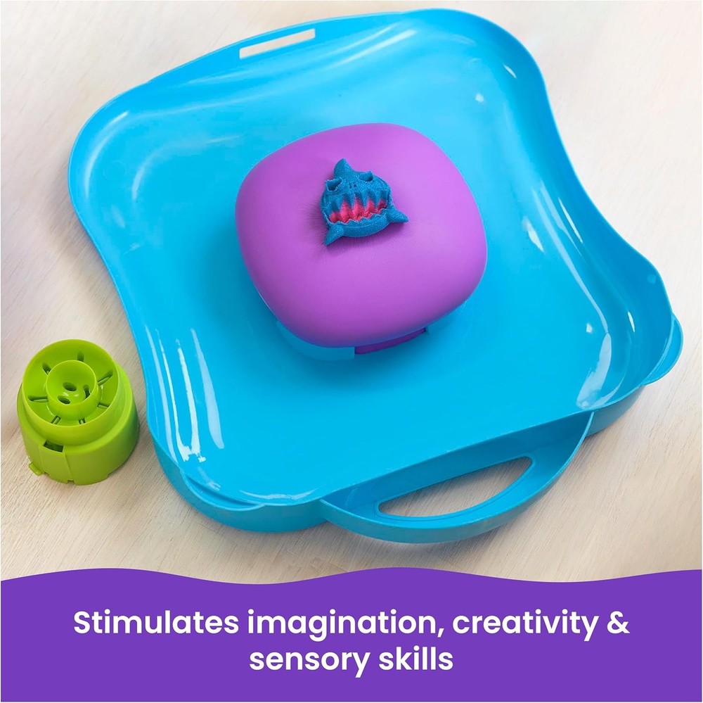 Kinetic Sand, SquishMotion, Easter Basket Stuffers, Includes 1lb Moldable Play S