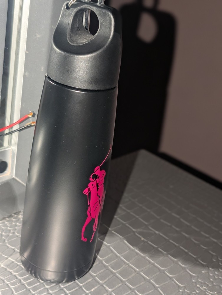 Ralph Lauren Pink Pony Loop Water Bottle