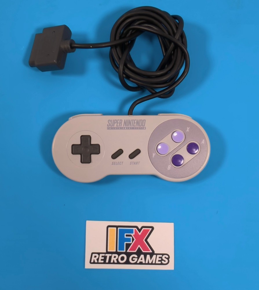 OEM Nintendo SNES Controller Original Authentic Cleaned & Tested – Works Great
