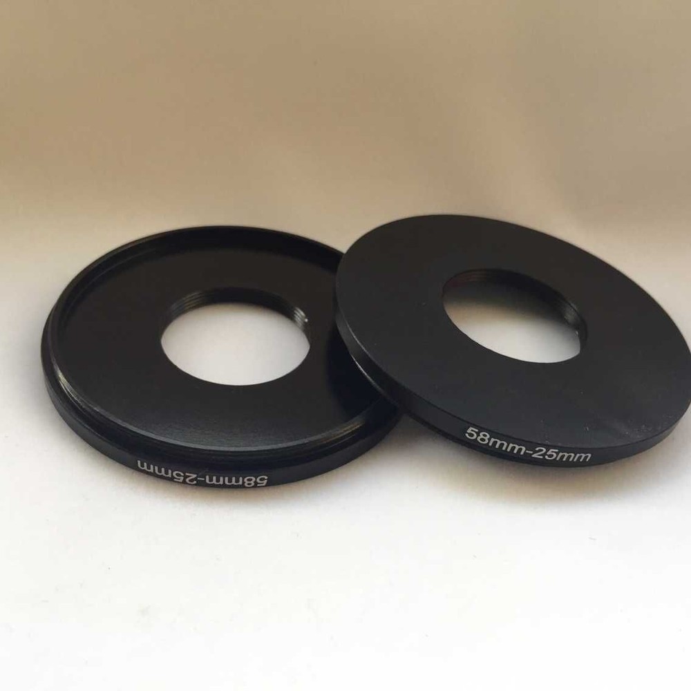 Nikon CFI M25 microscope objective to M58 58mm filter adapter