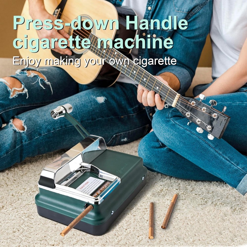 "Cigarette Rolling Machine, Manual Cigarette Injector Machine for 8mm Diameter..