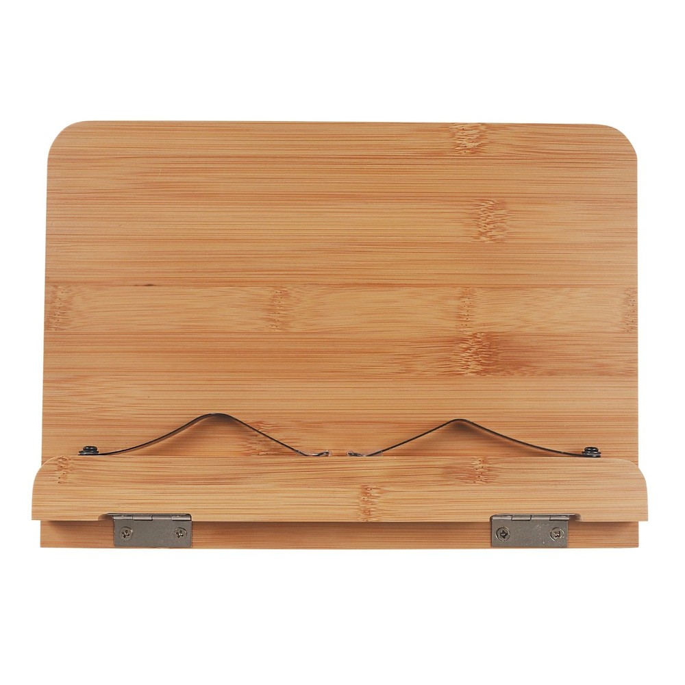 Adjustment Book Stand Bamboo Reading Rest Tablet Rack Home Study Holder Foldable