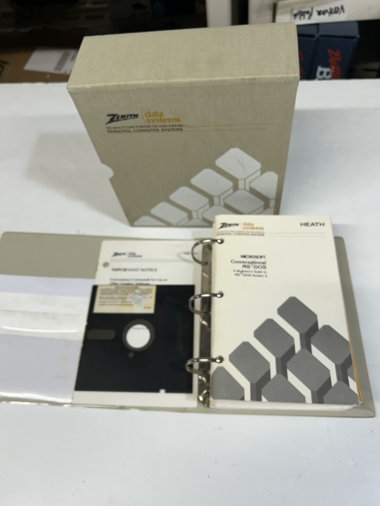 Heath Zenith Microsoft MS-DOS Vrs 2  Manual & Software