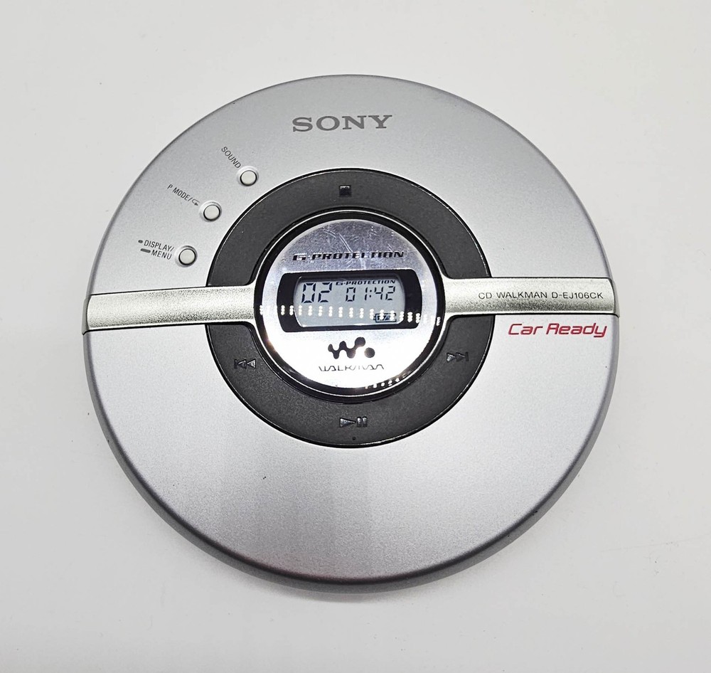 Sony D-EJ106CK CD Walkman Car Ready TESTED WORKING + Accessories