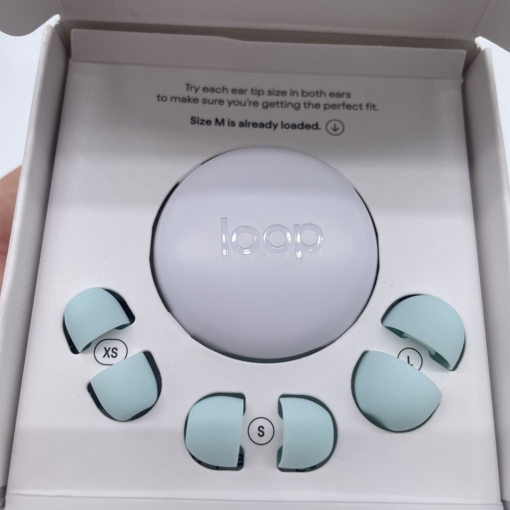 Loop Quiet Ear Plugs for Noise Reduction - Mint color -Open Box