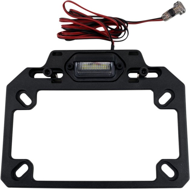 Moose LED License Plate Mount Black
