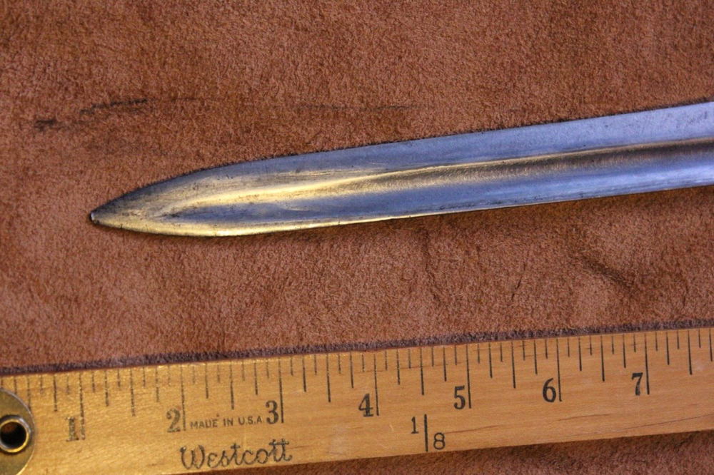 WW2 Modified M1935 Turkish Mauser Bayonet Marked AS