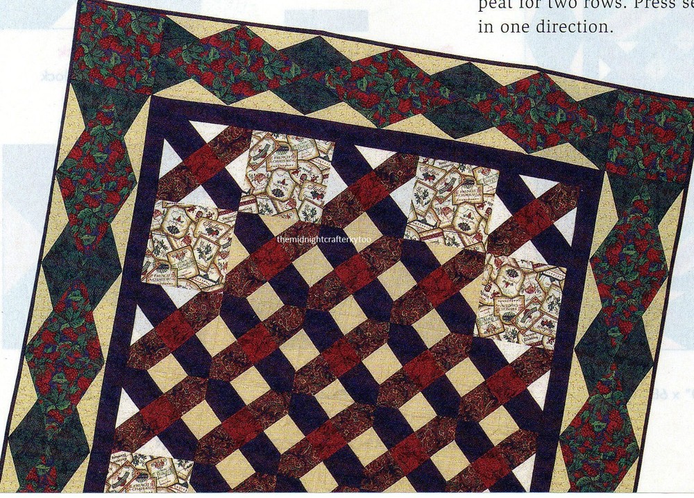 Vineyard Quilt Pattern Pieced LM