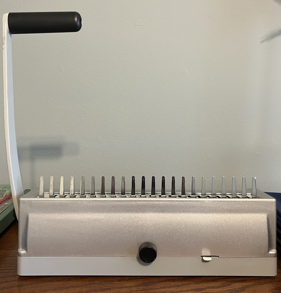 Marigold 19-Hole Letter Size Comb Ring Binding Machine