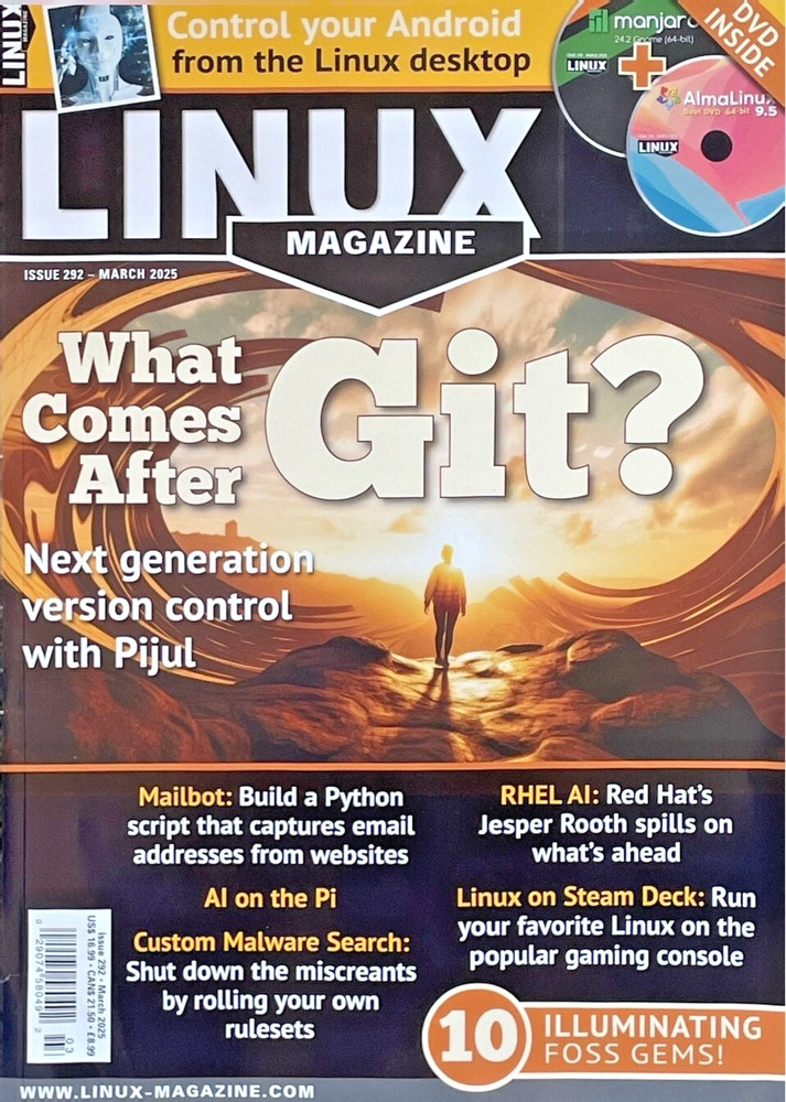 LINUX MAGAZINE #292 | Mar 2025 | WHAT COMES AFTER GIT?