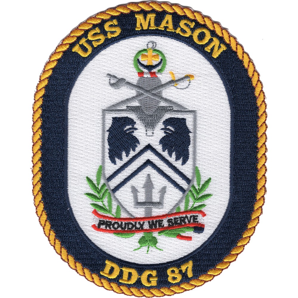 DDG-87 USS Mason Patch