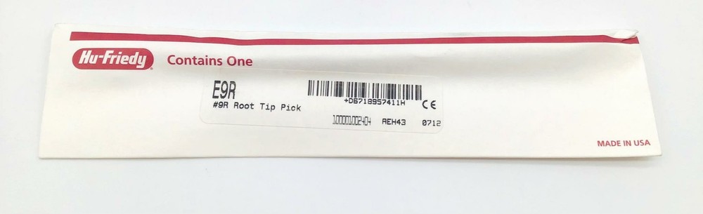 Hu-Friedy E9R Root Tip Pick - NEW