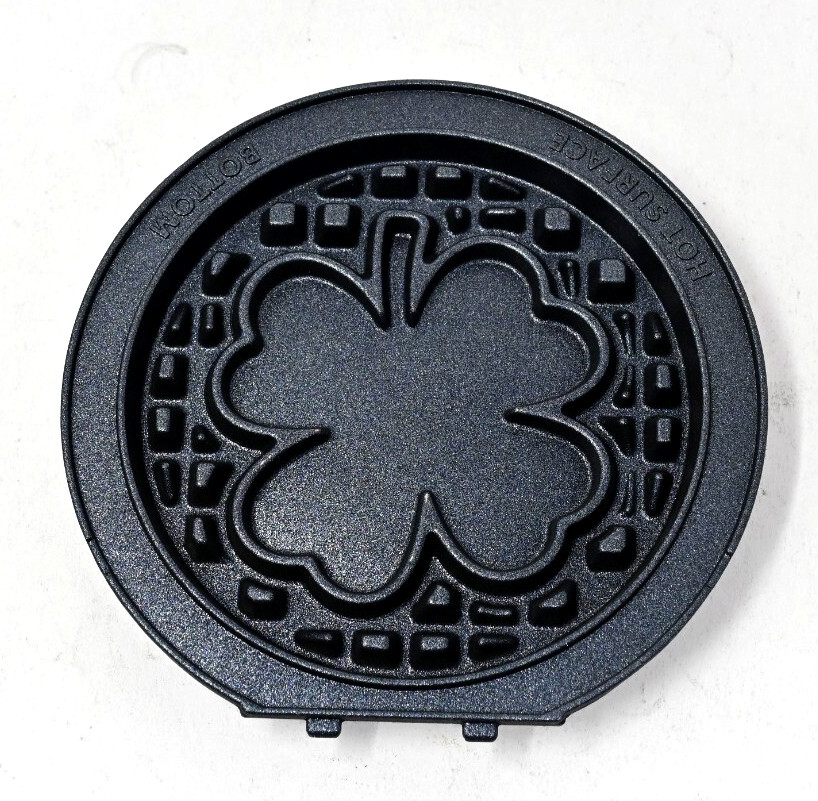 Dash Mini Maker Bottom Nonstick Waffle Plate Clover