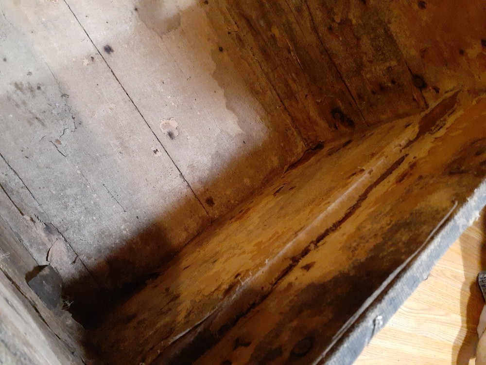 vintage antique steamer trunk